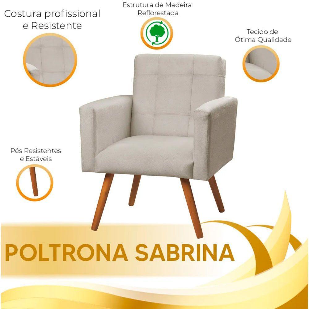 Poltrona Puff Suede Redonda